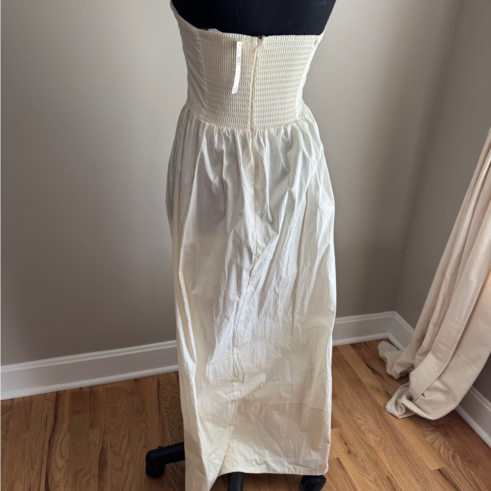 We Wore What Strapless Cream dress size Small - Picture 8 of 9